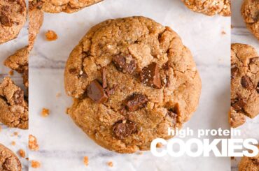 How to make soft and chewy PROTEIN COOKIES | Easy 20 minute recipe