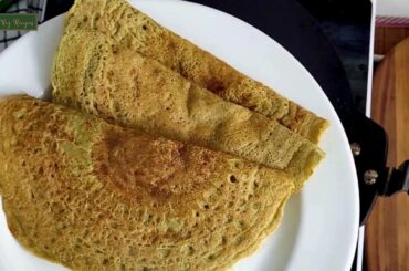 Crispy & Healthy Moong Dal Dosa | Andhra special Pesarattu Recipe | Dinner recipes Indian vegetarian