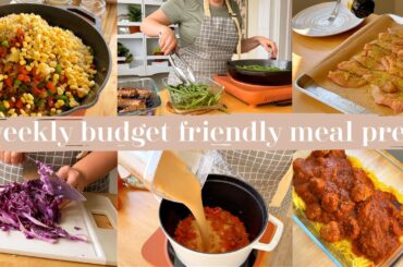 WEEKLY BUDGET FRIENDLY MEAL PREP MEAL PLAN EASY RECIPES LARGE FAMILY MEALS WHATS FOR DINNER