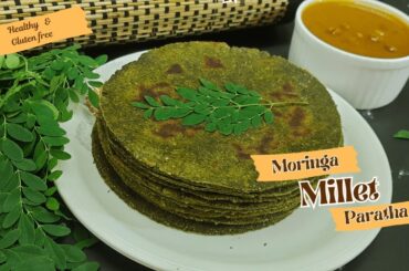 Easy Moringa Millet Paratha Recipe | Healthy Gluten-Free Breakfast | Millet Recipe |Millet Palate