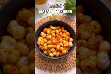 roasted masala makhana #food #shorts
