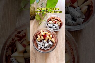 Chocolate Belgium Flavor Overnight Oats |High-Protein Breakfast Recipe #healthybreakfast@Likeamrita