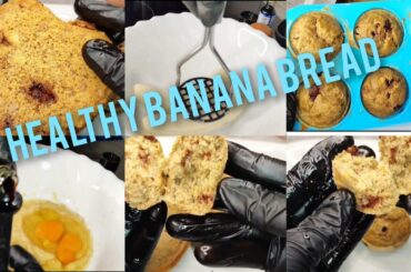 Healthy oatmeal banana bread | No sugar,No butter