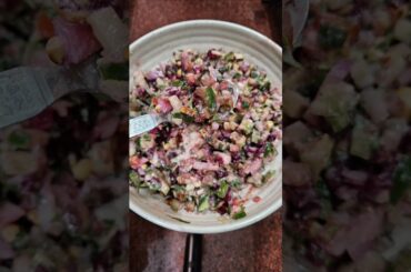 healthy easy salad #ytshorts #youtube #trending #viralrecipes #healthyfood #tonewside #trending