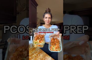 Low Carb Meal Prep for PCOS! #pcos