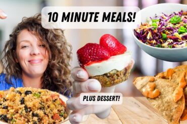 Four recipes I can't stop eating! (vegan, plant based, oil free)