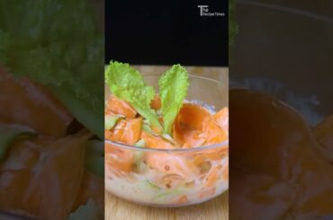 Crisp Cucumber & Carrot Salad ASMR Recipe #shorts