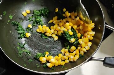 Spinach corn sandwich | cheesy sandwich healthy food | protein rich recipe | kids favourite sandwich