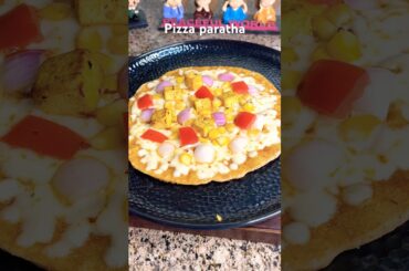 Healthy Pizza Paratha Recipe #shorts #recipe #paratha #viralvideo