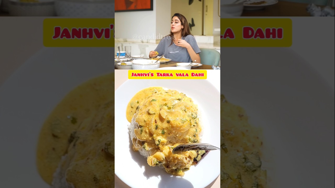 #janhvikapoor Traka Vala Dahi #healthy #viral #food #lunch #janhvikapoor Traka Vala Dahi #healthy #viral #food #lunch