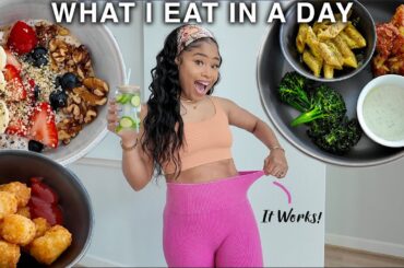 What I Eat In A Day for WEIGHT LOSS! (easy, vegan + SUPER tasty)