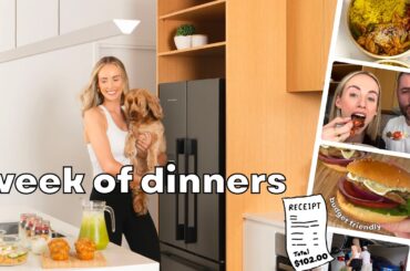 Week of Dinners | EASY DINNERS ON A BUDGET, Healthy & Affordable Meal Ideas