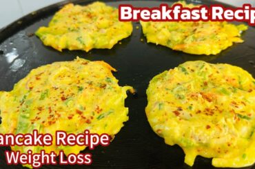 Vegetable PanCake Recipe/ Healthy Breakfast Ideas/ Easy Breakfast Recipes / New Breakfast Ideas