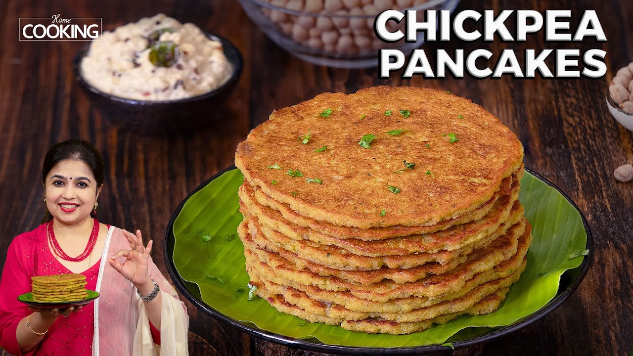 Chickpea Pancakes | Healthy Breakfast Ideas | Evening Snacks | Chickpea Recipes Chickpea Pancakes | Healthy Breakfast Ideas | Evening Snacks | Chickpea Recipes