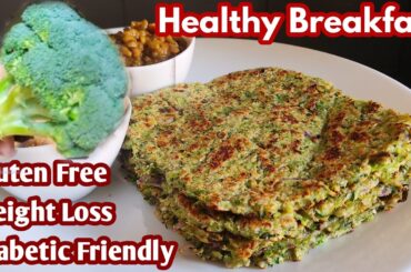 Broccoli Millet Paratha - Healthy Breakfast For Weight Loss/ New Breakfast Ideas / Breakfast Recipes