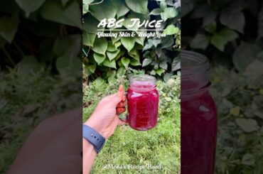 ABC Juice For Glowing Skin & Weight Loss #healthydrink #beetroot #weightlossdrink #trending #shorts