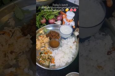 tasty south Indian meals #healthy lunch #cooking #trendingreelsvideo
