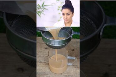 Shraddha Kapoor's Favourite Vegan Almond Milk Tea | #shraddhakapoor #tea #shorts #trending #chai
