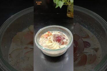 Overnight Oats Chia Seeds Breakfast Recipe | Quick Breakfast #oatsrecipe #healthyrecipes