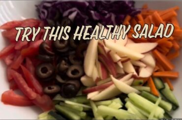 Another delicious salad recipe |healthy salad |apple salad #saladrecipe