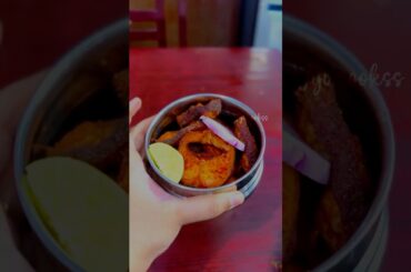 Today Lunchbox recipe: Meen kulambu with fish fry & curd #shortsfeed #lunchbox #lunchideas