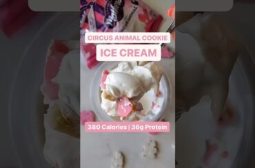 Circus Animal Cookie Protein Ice Cream Recipe  High-Protein,#shorts #short