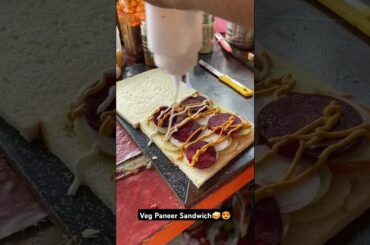 Healthy Veg Paneer Sandwich Making In Just Rs.80 At Sanjay Van, Kidwai Nagar, Kanpur | #shorts