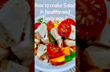 Masala tofu veggie Salad - Healthy & Tasty #protein salad #recipe