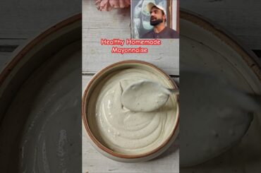 Coach Nitesh Soni's Healthy Home Made Mayonnaise #shorts #viralvideo