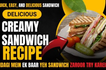 How to Make the Perfect Easy  Sandwich Recipes | Best Sandwich Recipe | Healthy Sandwich Recipe