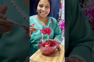 Beetroot salad #shorts #healthylifestyle #beetrootsalad #beetroot #trending #viralrecipe #aliabhatt