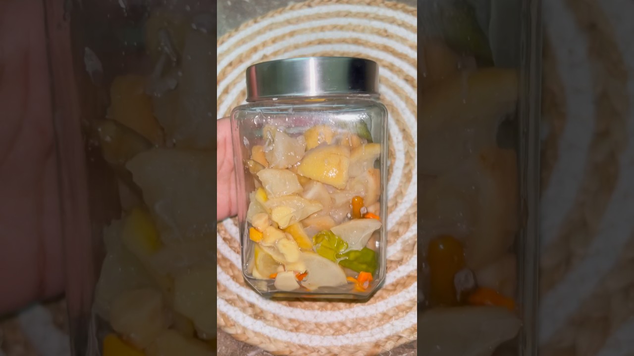 Salted lemon after 7 days result #recipe #kitchentips #kitchen #salted #pickle Salted lemon after 7 days result #recipe #kitchentips #kitchen #salted #pickle