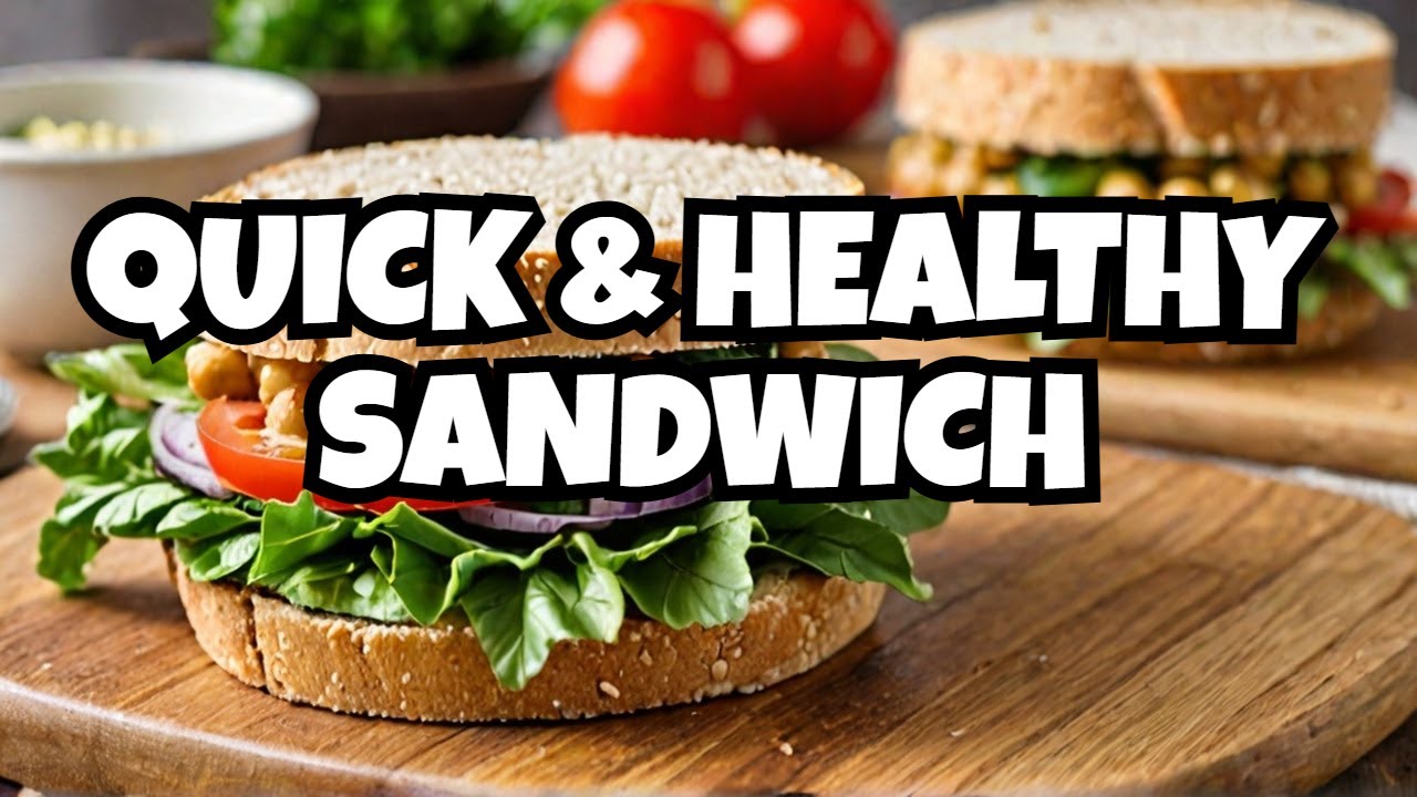 Chickpea Salad Sandwich Quick & Satisfying! Easy & Healthy Recipe! Chickpea Salad Sandwich Quick & Satisfying! Easy & Healthy Recipe!