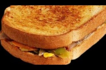 Healthy pizza sandwich for kids lunch box | Masroom sandwich recipe