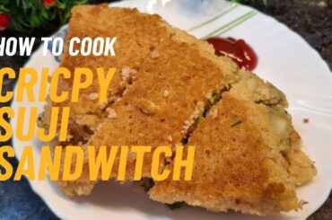 Easy Suji Ki Sandwich Recipe | Healthy & Delicious Breakfast Idea