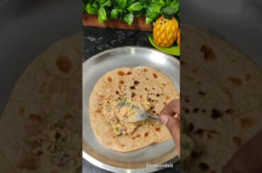High Protein Roti wrap Episode -6 #ytshorts #shorts #shortsviral #shortvideo #recipe