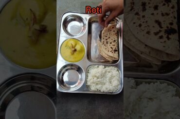 Village simple testy and healthy lunch thali #trending #shorts #viral#food #cooking #recipe #thali