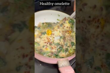 omelette for breakfast | Healthy breakfast ideas | Omelette #youtubeshorts  #shorts