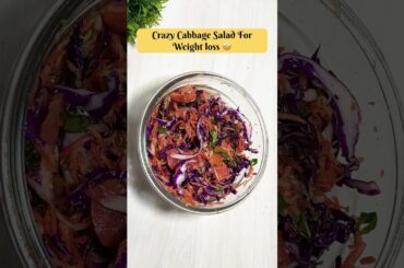 5 Kg Weight loss Salad Recipes | #weightlosssalad   #food Healthy coleslaw salad #  #salads #shorts