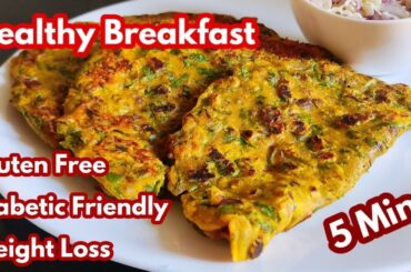Methi Chilla - Healthy Breakfast For Weight Loss / Easy Healthy Breakfast / Breakfast Recipes /Nasta