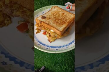 Crispy Bread Omelette Recipe | Quick & Easy Street Style Egg Bread Omelette #shorts #breadomelette