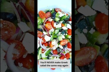 Greek Salad - The Best Easy & Healthy Recipe