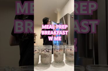 MEAL PREPPING BREAKFAST #ballerina#ballet#dancer#healthy#mealprep#overnightoats#vegan#food#breakfast