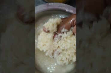 Usage of soaking rice before cooking #food#healthy #healthy#youtube#shorts