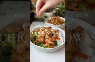 Orange Chicken Meal Prep Bowls #orangechicken #chickenrecipe #healthydinner