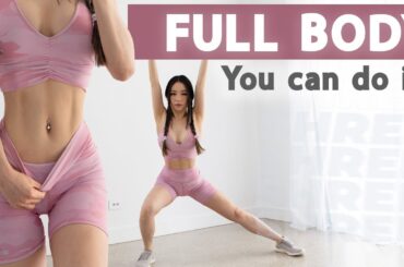 25 Min Full Body Workout | You CAN do it and it's fun! | 2 Weeks Shred