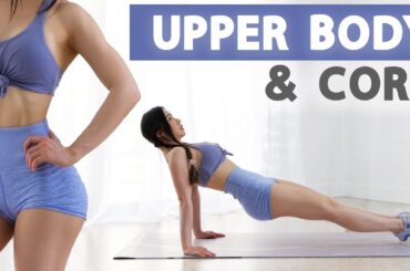 10 Min Upper Body & Core Workout | 2 Weeks Shred Challenge 2021