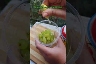 Sour Grapes Punk | Healthy Snacks recipe #recipe #food #snacks