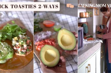Quick & Easy Breakfast Idea | Healthy Open Sandwich Recipes | Breakfast Toasties 2 ways