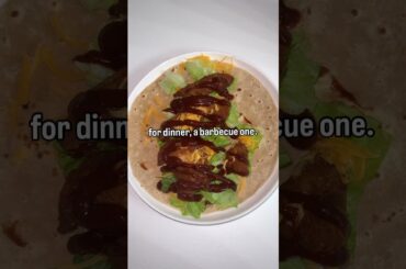 snack wrap, easy to make + 41g of protein, 275 cals #whatieat #whatieatinaday #caloriedeficit